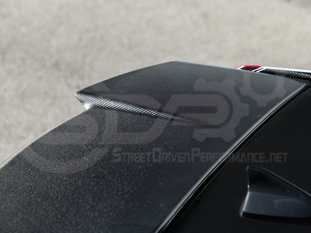 *IMPERFECTION / DISCOUNTED* 2009-2015 Cadillac CTS-V V2 Wagon - Carbon Fiber Trunk Lid Spoiler / Wing