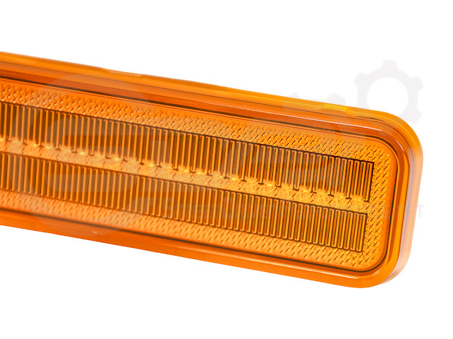 1972-1974 Dodge Charger | Front Side Marker Lens Amber Light LED Pair (Clear / Amber / Smoke)