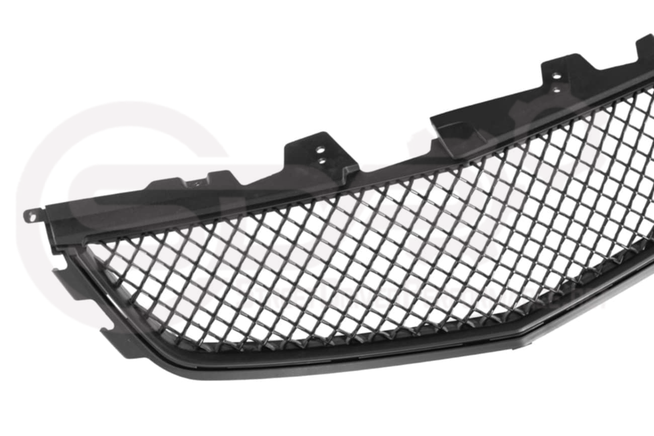 2009-2015 Cadillac CTS-V V2 -  Black front grilles set (blank no emblem)