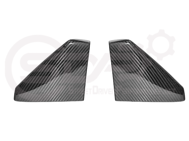 2024-Up Tesla Cybertruck | Factory Style Carbon Fiber Side Mirror Covers Pair