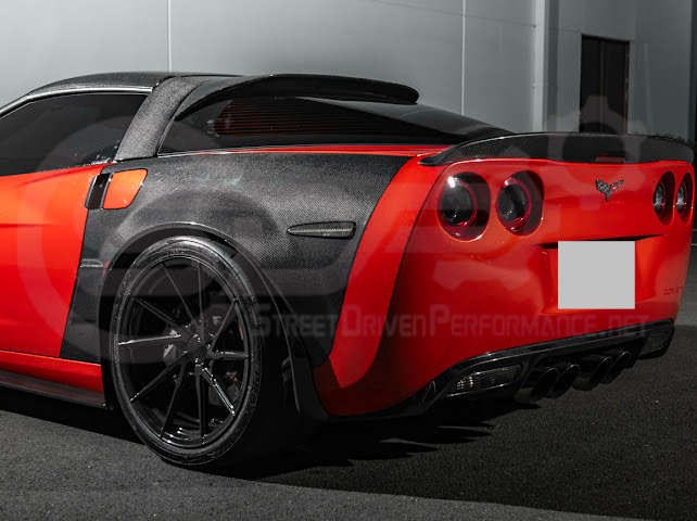 2005-2013 CHEVROLET CORVETTE C6 | SDP PERFORMANCE CARBON FIBER REAR ROOF WING LID SPOILER