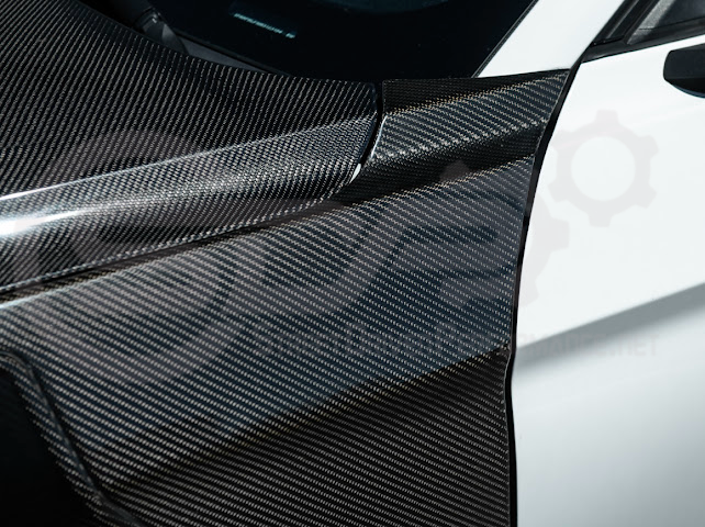 2018-2023 Ford Mustang S550 | GT500 Style Carbon Fiber Front Side Vented Fenders PAIR