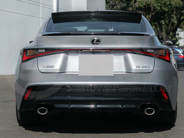 2021-UP LEXUS IS300 & IS350 | JDM PERFORMANCE STYLE CARBON FIBER ADD ON REAR ROOF TOP WINDOW SPOILER WING