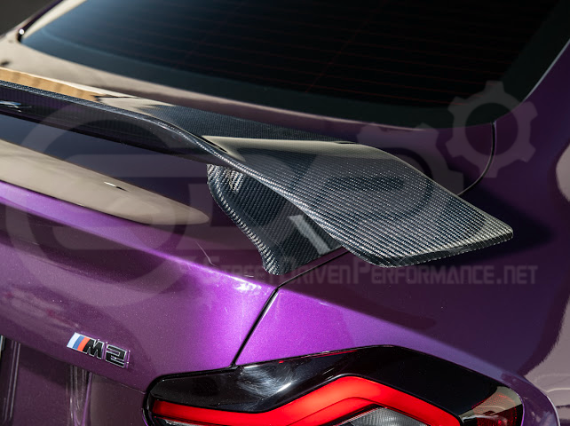 2023-UP BMW G87 M2 | M PERFORMANCE TRACK CARBON FIBER REAR HIGH WING SPOILER