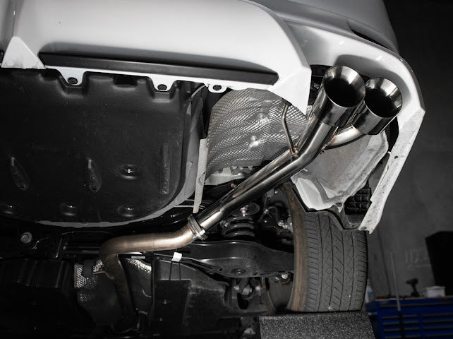 2018-2024 Toyota Camry SE FWD | T-304 Muffler Delete Single Exit Axle Back Exhaust (Chrome or Burnt Blue Tips)