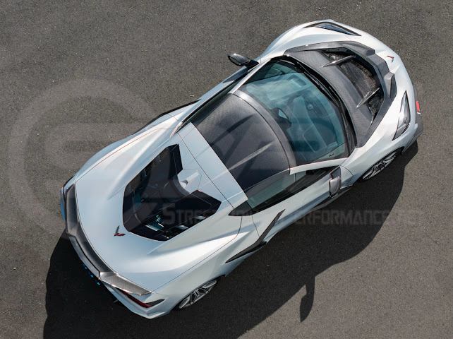 2020-Up Chevrolet Corvette C8 Coupe | CARBON FIBER Replacement Top Targa Roof Panel