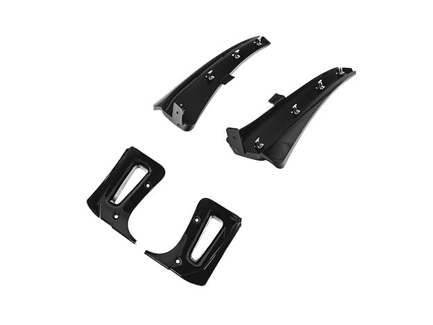 2023+ CHEVROLET CORVETTE C8 Z06 & E-RAY | CARBON FLASH XL EXTENDED FRONT SPLASH GUARD