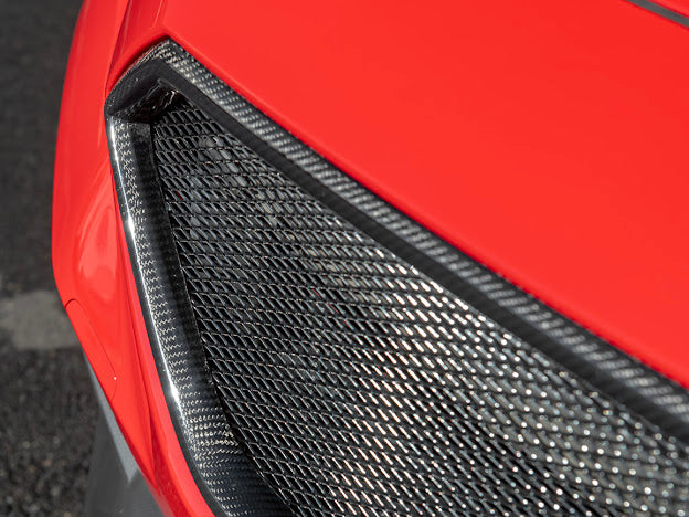 Street Driven Performance carbon fiber front mesh grille vent for 2022-up Subaru WRX, JDM competition sport style car accessory
