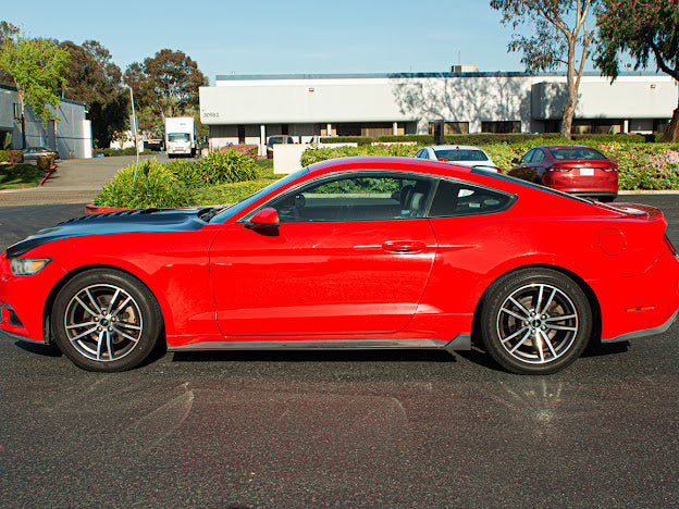 2015-23 FORD MUSTANG GT350 COUPE | PERFORMANCE PACKAGE SIDE SKIRTS ROCKER PANELS EXTENSION GROUND EFFECTS
