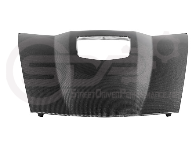 2005-2013 Chevrolet Corvette C6 | ZR1 Style Carbon Fiber Front Hood w/ Clear Window Insert