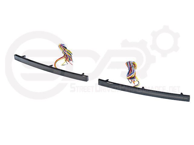 2014-2019 Chevrolet Corvette C7 | Rear Diffuser Smoke or Clear Lens LED Reflector Light Pair