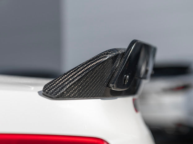 2016-2019 Cadillac ATS-V COUPE  | Wickerbill Trunk Spoiler Wing Carbon Fiber