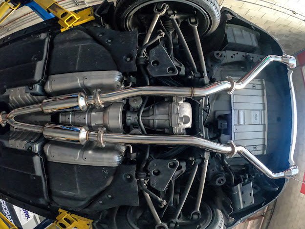 2017-PRESENT INFINITI Q50 2WD 2.5" STAINLESS STEEL RESONATED MID PIPE