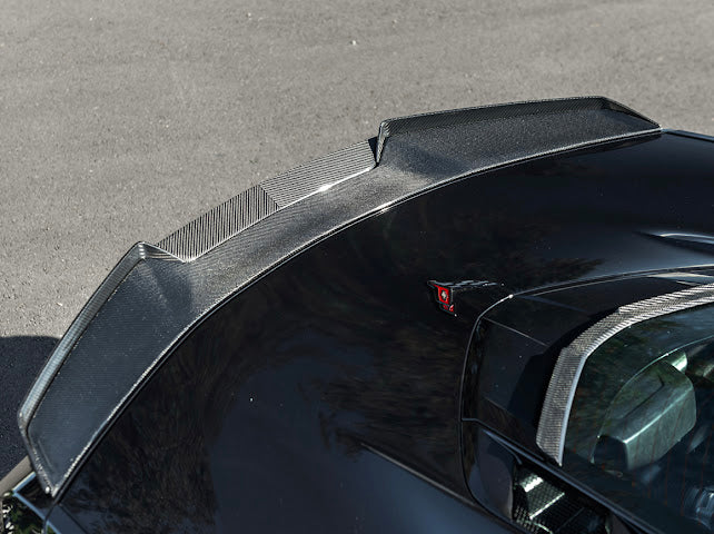 2023-UP CORVETTE C8 Z06 | REAR CENTER WICKERBILL SPOILER WING EXTENTION