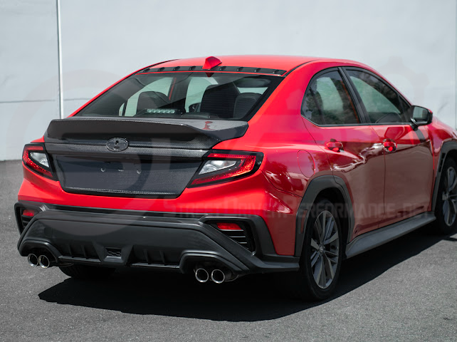 2022-Up Subaru WRX | JDM Style Carbon Fiber Rear Trunk w/ Integrated Spoiler Wing