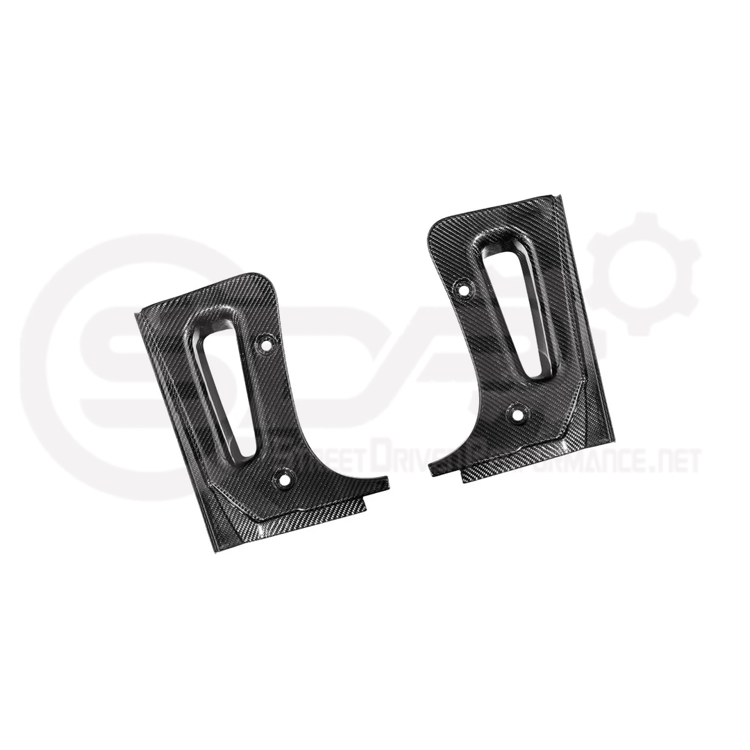 2023-UP CORVETTE C8 E-RAY, Z06, & ZR1 | FACTORY EXTENDED XL VERSION 2 FRONT & REAR MUD FLAPS SPLASH GUARD PAIR