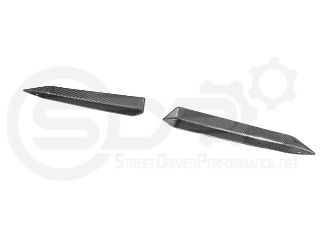 2023-Up CORVETTE C8 Z06 / E-RAY / ZR1 | CARBON FIBER 1.5 INCH EXTENDED REAR SPOILER WING WICKER BILL WINGLETS PAIR