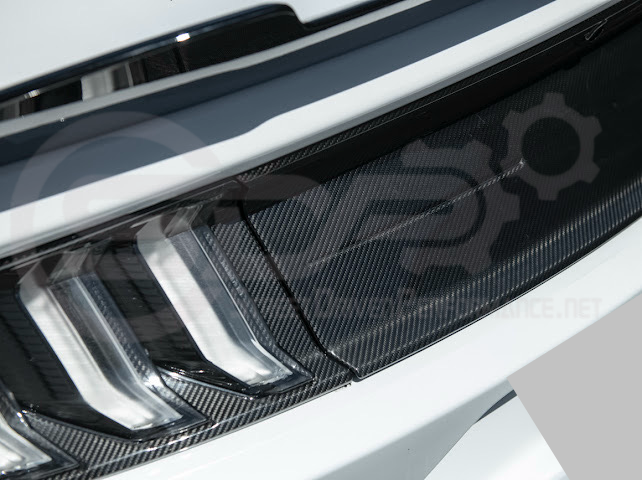 2018-2023 FORD MUSTANG S550 | CARBON FIBER FACTORY STYLE REAR TRUNK DECK LID APPLIQUE PANEL COVER
