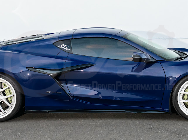 2023-UP CHEVROLET CORVETTE C8 Z06 & E-RAY | SDP PERFORMANCE TRACK STYLE SIDE SKIRTS ROCKER PANEL GROUND EFFECTS