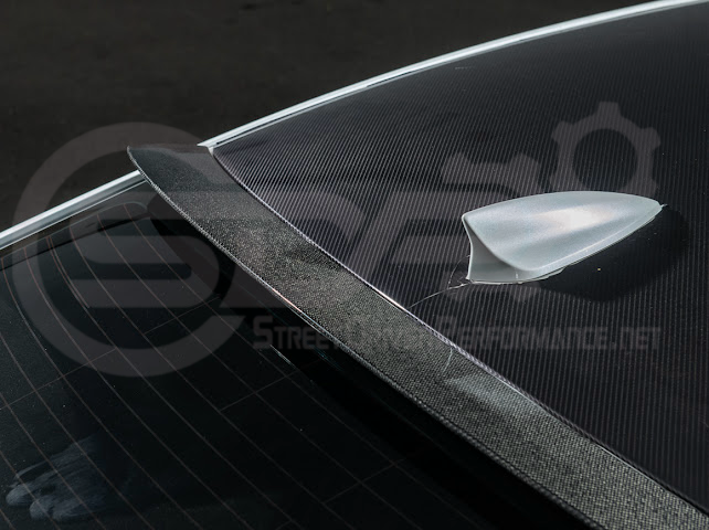 2013-2018 Cadillac ATS ATS-V Coupe | Carbon Fiber Rear Roof Top Window Spoiler Wing
