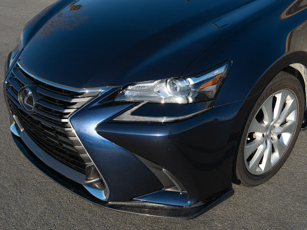 2016-2020 Lexus GS-Series JDM Lexon Style CARBON FIBER Front Bumper Lip Splitter