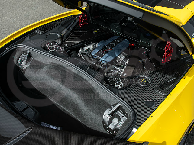 2025-Up Corvette C8 ZR1 | CARBON FIBER Engine Bay Trim Panel Cover Pair