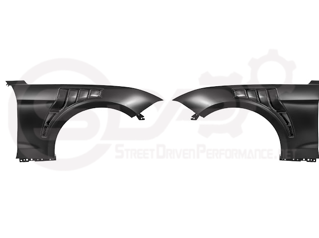 2018-2023 FORD MUSTANG GT500 KR STYLE FRONT SIDE VENTED FENDERS PAIR