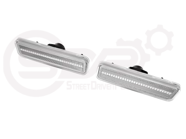 1972-1974 Dodge Charger | Front Side Marker Lens Amber Light LED Pair (Clear / Amber / Smoke)