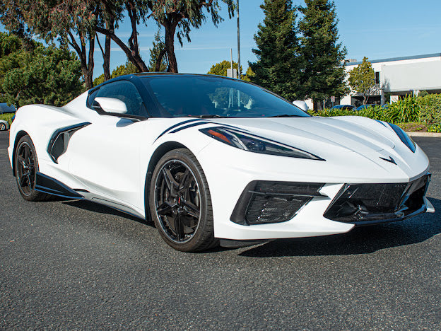 2020-PRESENT CHEVROLET CORVETTE C8 STINGRAY & Z51 | 3VM STYLE SIDE SKIRTS ROCKER PANELS GROUND EFFECTS