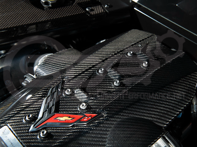 2025-Up Chevy Corvette C8 ZR1 | Dry Carbon Fiber Rear Engine Cover One-Piece