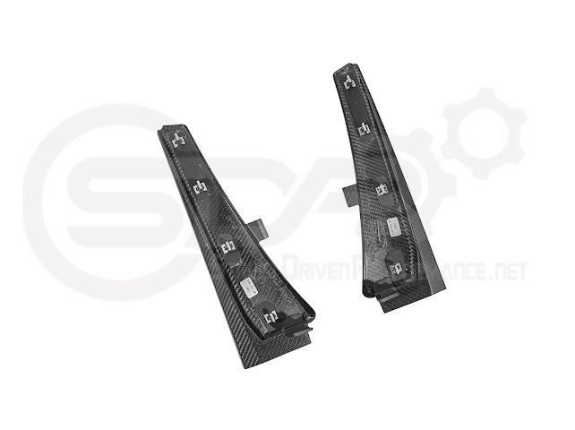 2023-UP CORVETTE C8 E-RAY, Z06, & ZR1 | FACTORY EXTENDED XL VERSION 2 FRONT & REAR MUD FLAPS SPLASH GUARD PAIR