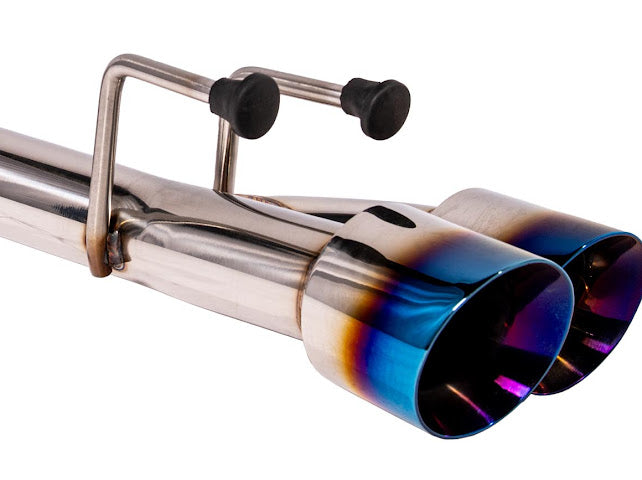 2018-2024 Toyota Camry SE FWD | T-304 Muffler Delete Single Exit Axle Back Exhaust (Chrome or Burnt Blue Tips)
