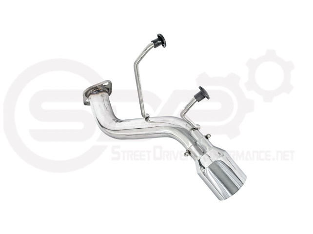 Mazda MX-5 Miata ND 2016-2025 axle back exhaust with 4-inch burnt or chrome tips, street-driven performance muffler delete system