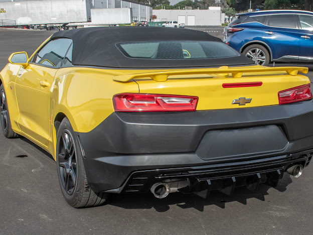 2016-2018 CAMARO ZL1 PACKAGE REAR BUMPER COVER REPLACEMENT & DIFFUSER