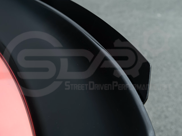 Dodge Charger SRT Hellcat Redeye style rear trunk wing spoiler in matte or gloss black, designed for 2015-2023 models.