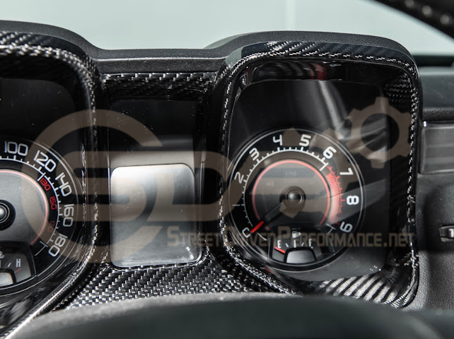 2010-2015 CHEVROLET CAMARO CARBON FIBER DASHBOARD GAUGE CLUSTER TRIM COVER