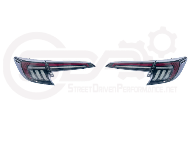 2019-UP COROLLA HATCHBACK GR SEQUENTIAL SIGNAL LED CLEAR REAR TAILLIGHTS PAIR