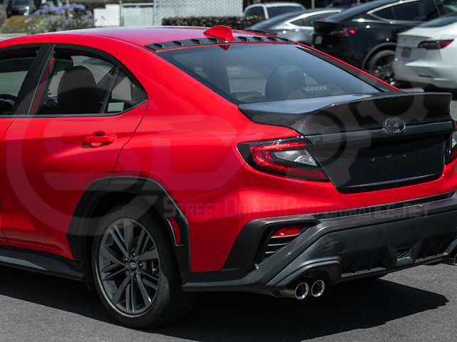 2022-Up Subaru WRX | JDM Style Carbon Fiber Rear Trunk w/ Integrated Spoiler Wing