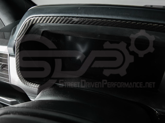 2021-UP FORD F-150 | FACTORY STYLE CARBON FIBER REAR AIR VENT & POWER OUTLET FACEPLATE COVER