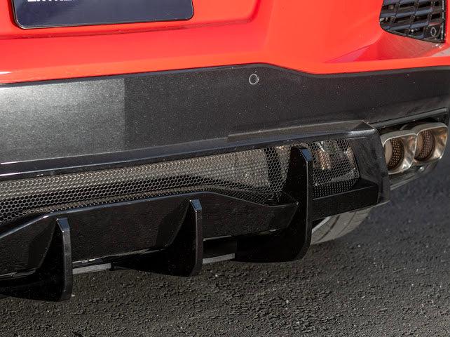 2020-Up Corvette C8 STINGRAY & Z51 | CARBON FLASH 3Pcs Rear Bumper *ADD-ON* Diffuser Lip