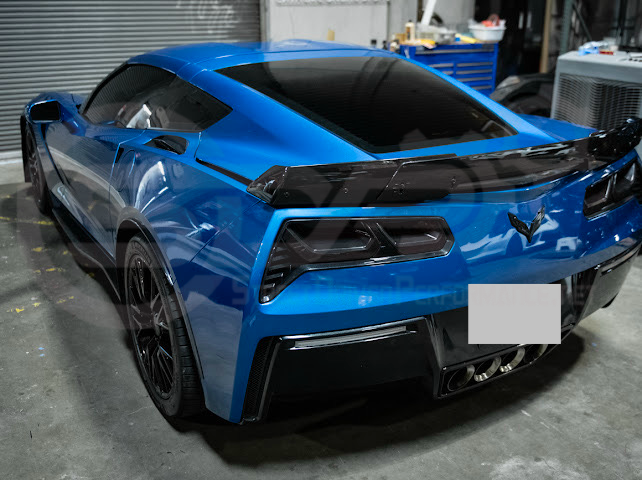 2014-2019 Chevrolet Corvette C7 | Rear Diffuser Smoke or Clear Lens LED Reflector Light Pair