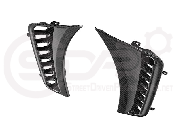 2025-Up Toyota GR Corolla | CARBON FIBER Bumper Side Air Inlet Vent Garnish Trim Pair