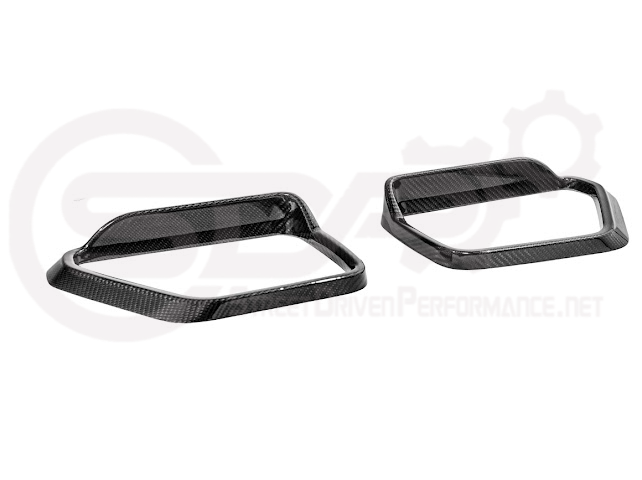 2021-UP FORD F-150 | CARBON FIBER FACTORY STYLE SIDE MIRROR FRAMES PAIR