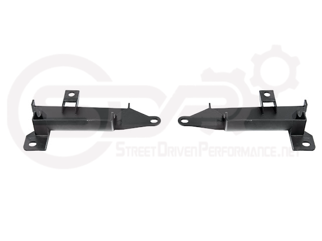 Pair of Street Driven Performance underbody air deflector cooling duct scoops for 2020-up Chevrolet Corvette C8 exterior trim parts.