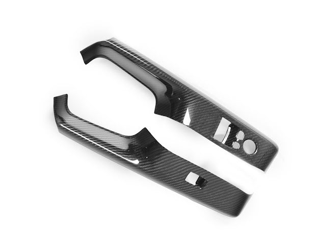2020-Up Toyota GR Supra A90 | Factory Style DRY CARBON FIBER Side Door Window Switch Panel Cover