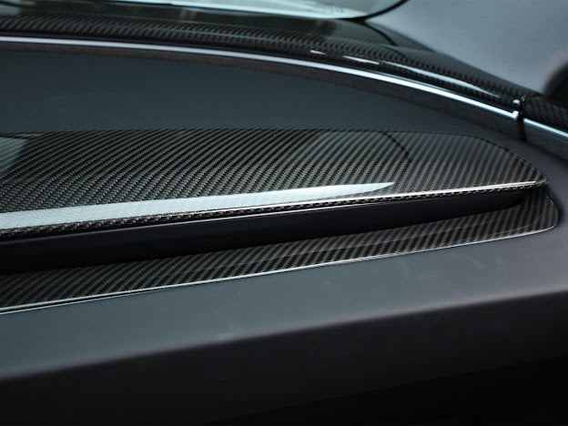 2024-UP TESLA MODEL 3 CARBON FIBER INTERIOR REAR DISPLAY FRAME COVER