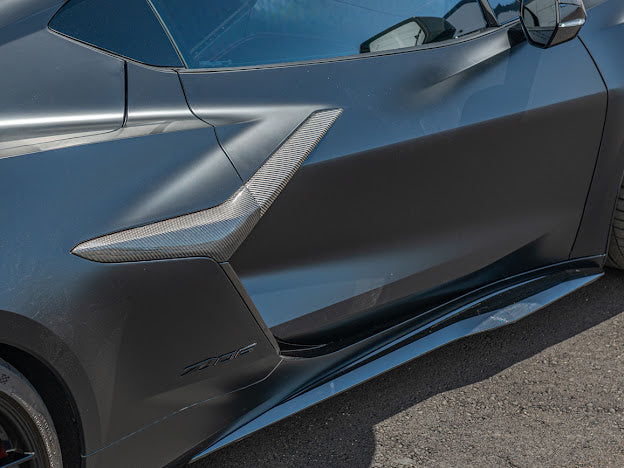 2020+ CORVETTE C8 Z06 / E-RAY |  CARBON FIBER DOOR HANDLE PAIR