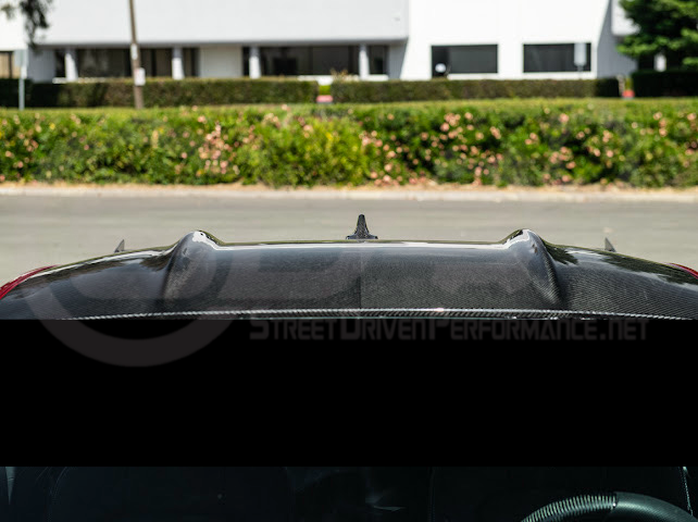2024-Up Ford Mustang S650 | Carbon Fiber Tape-On Roof Shark Fin Antenna Cover