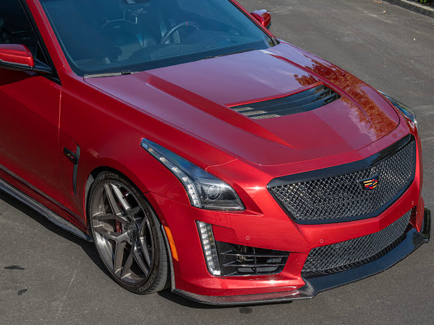 2016+ Cadillac CTS-V V3 - Front Lip Splitter Ground Effects