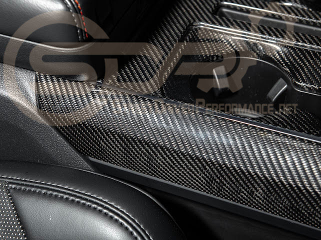 2021-UP FORD F-150 | FACTORY STYLE CARBON FIBER CENTER CONSOLE SIDE PANELS TRIM COVER PAIR